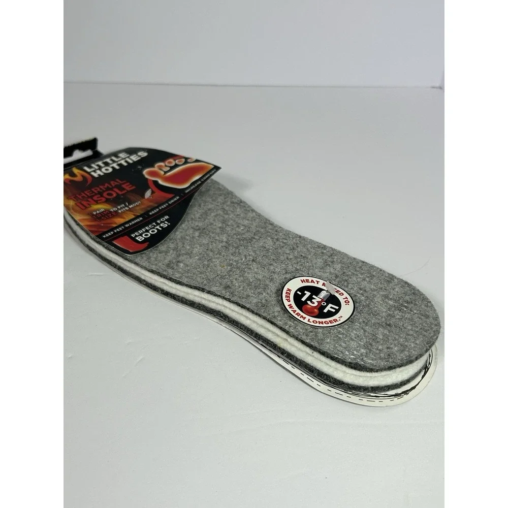 Little Hotties Thermal Insole 1 Pair Trim to Size Dry Feet for Boots NEW‎